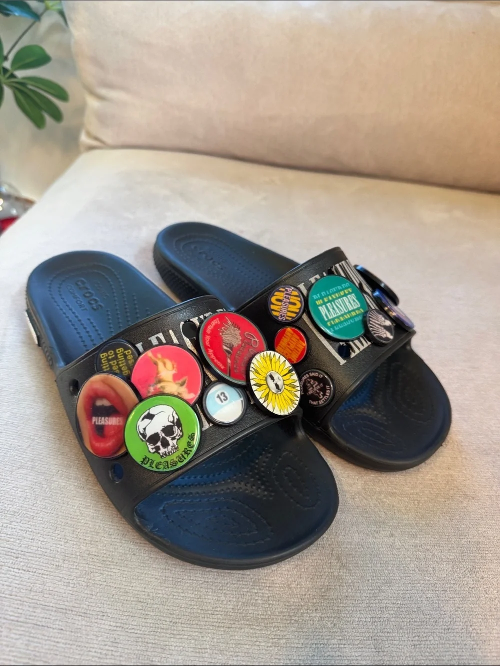 Crocs x Pleasures Slides